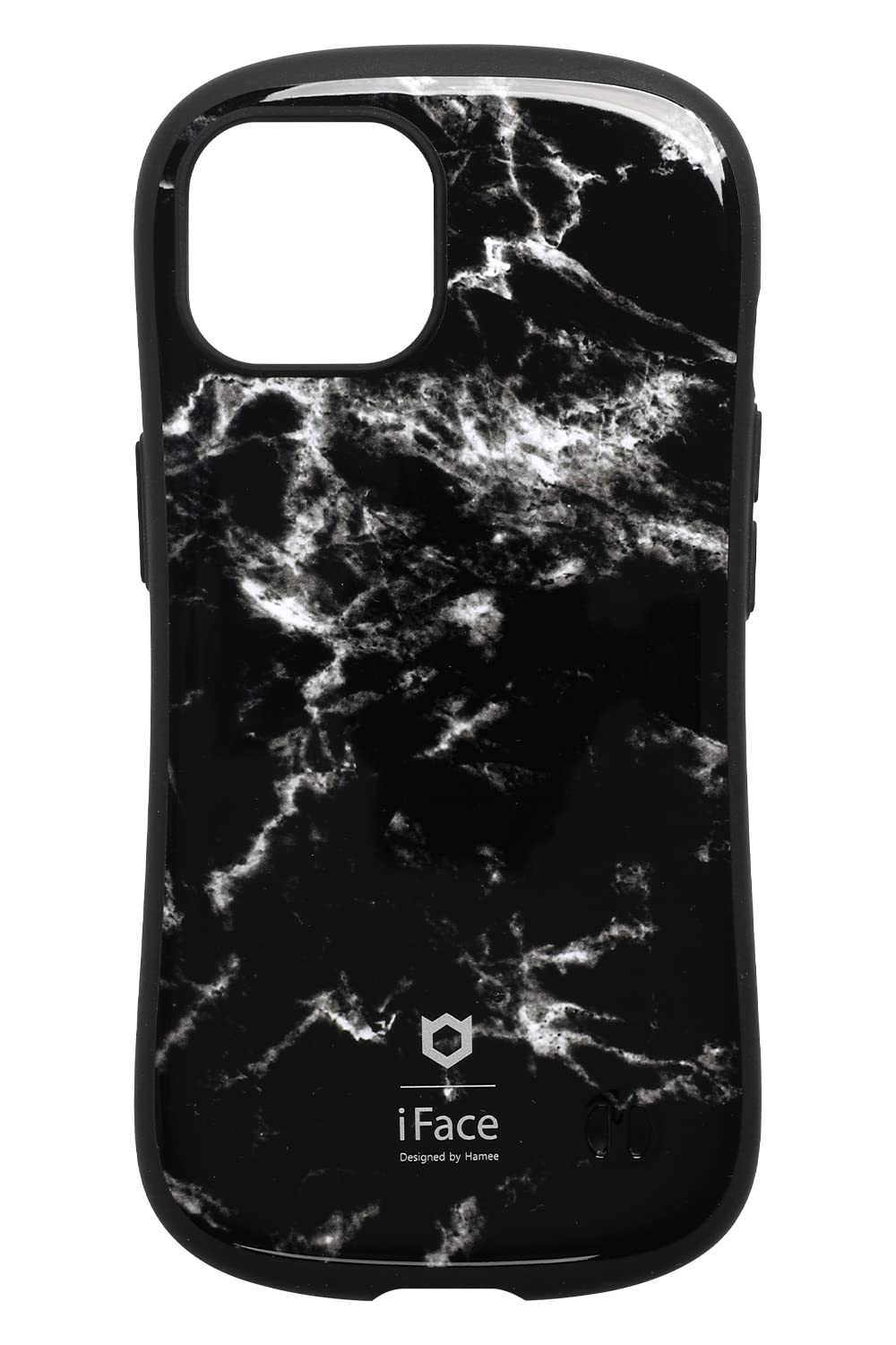 Amazon.co.jp: iFace First Class Marble iPhone 14 ケース (ブラック